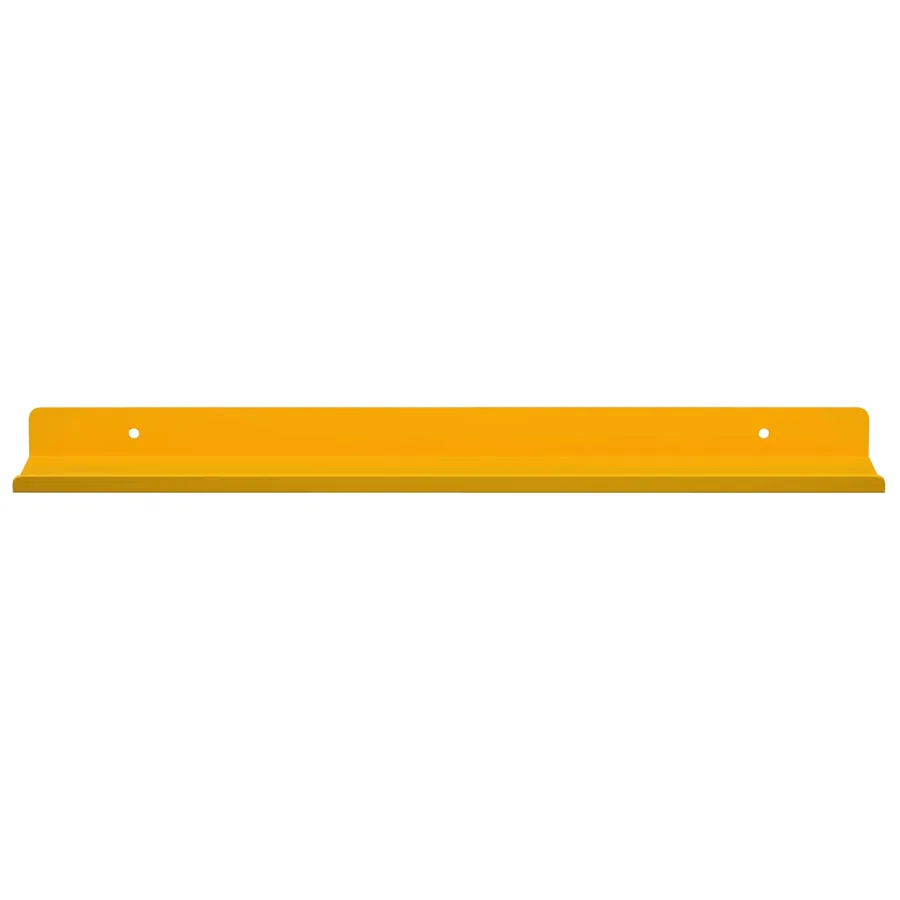 Étagère flottante 2 pcs Jaune moutarde 40 x 8,5 x 2,5 cm Acier - 5