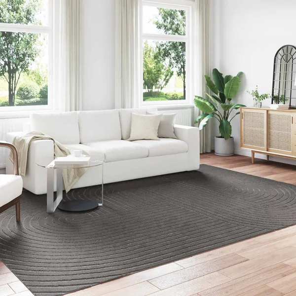 Tapis de surface PALMERAS Anthracite 340 x 240 cm Polyester