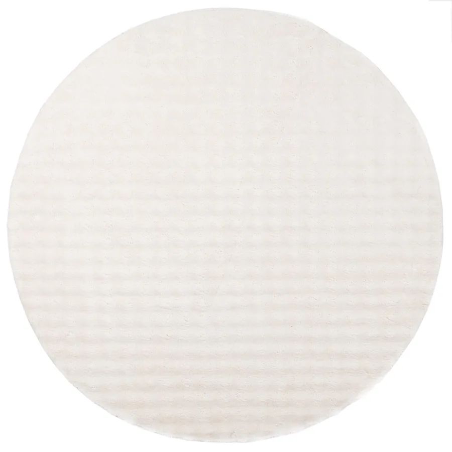 Tapis de surface Rond SIROLO Crème Ø 200 CM Polyester - 2