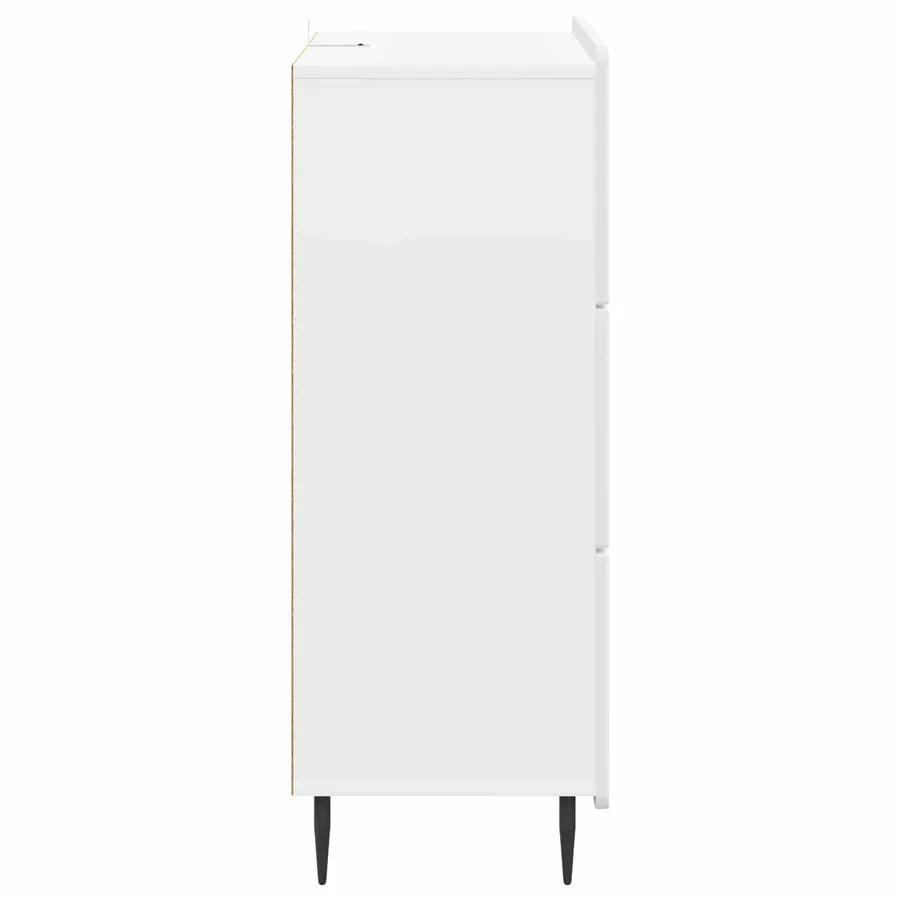 Armoire à tiroirs Blanc brillant 66 x 34,5 x 92 cm - 7