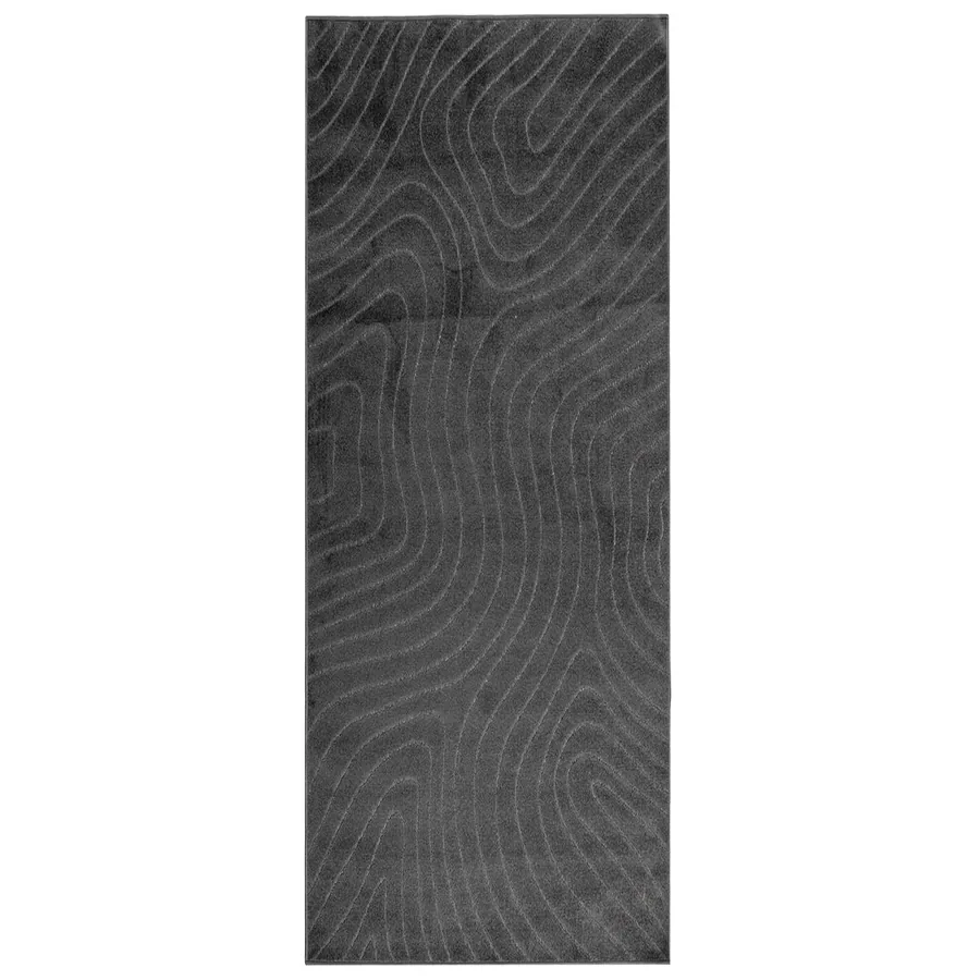 Tapis de surface PALMERAS Anthracite 200 x 80 cm Polyester - 2