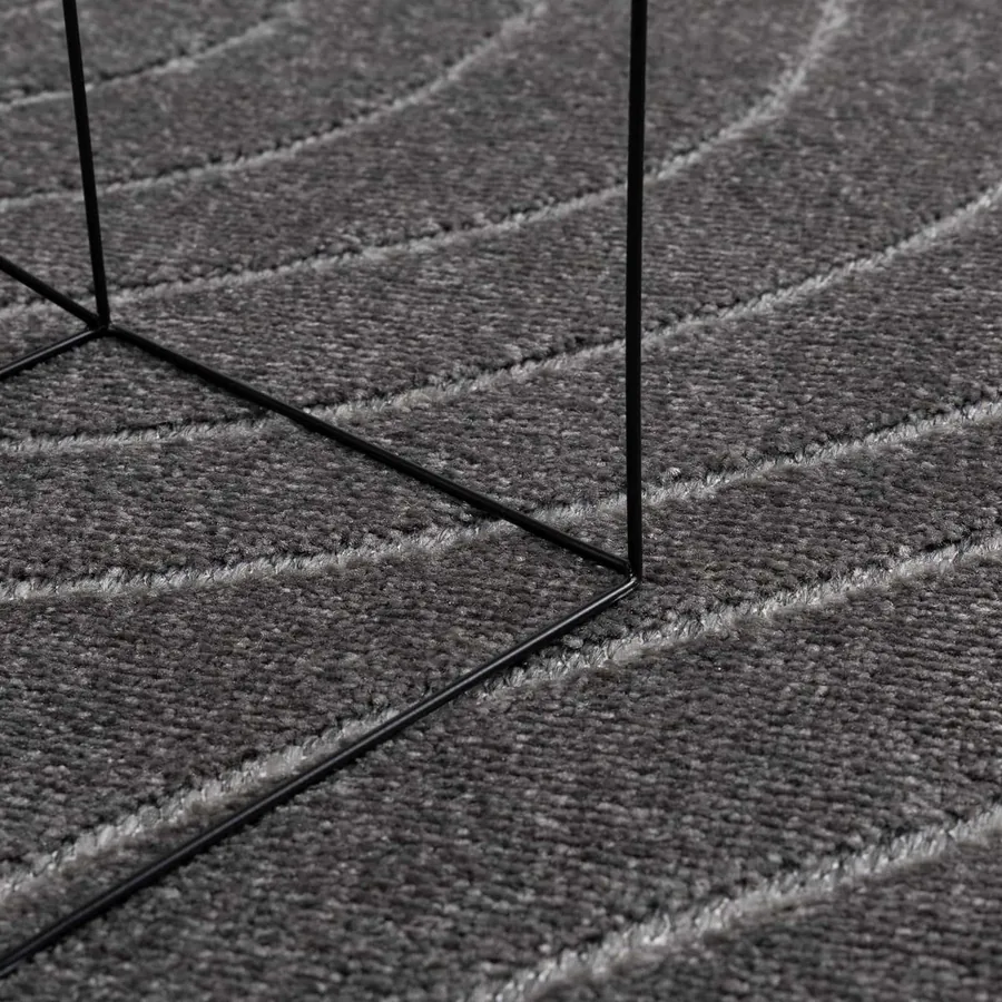 Tapis de surface PALMERAS Anthracite 200 x 80 cm Polyester - 6