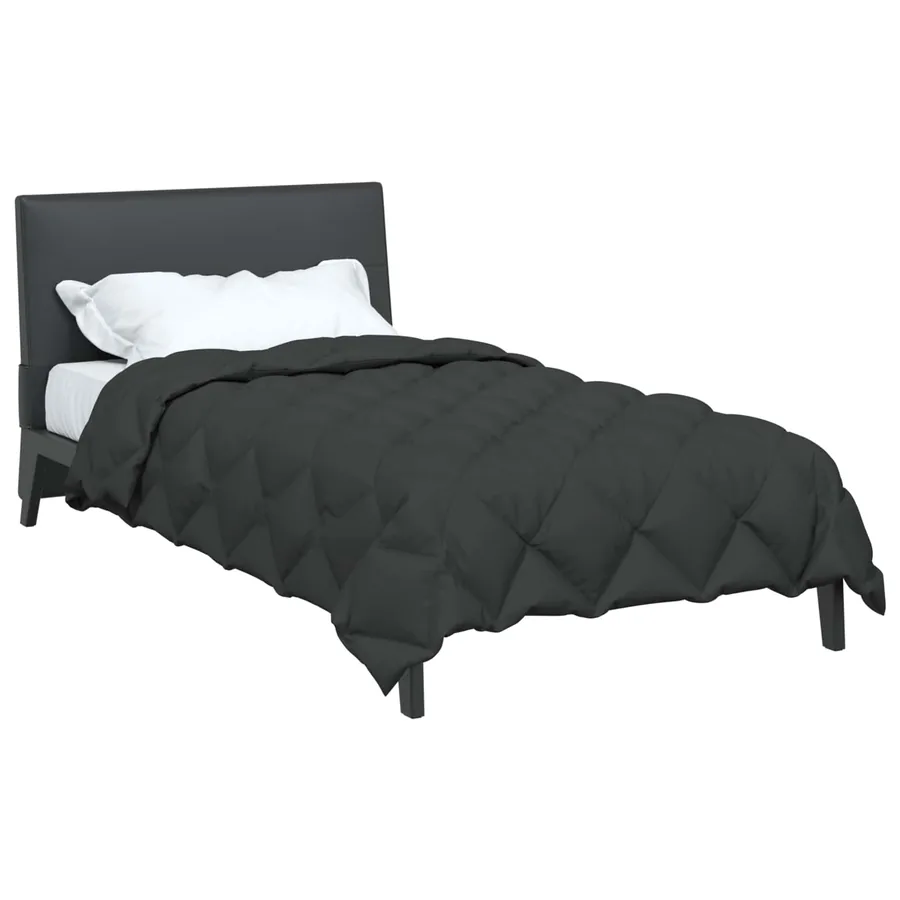 Duvet d'hiver Anthracite 155 x 220 cm Microfibre - 3