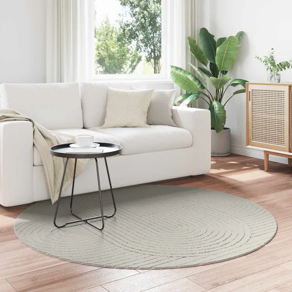 Tapis de surface Rond PALMERAS Vert Ø 200 CM Polyester