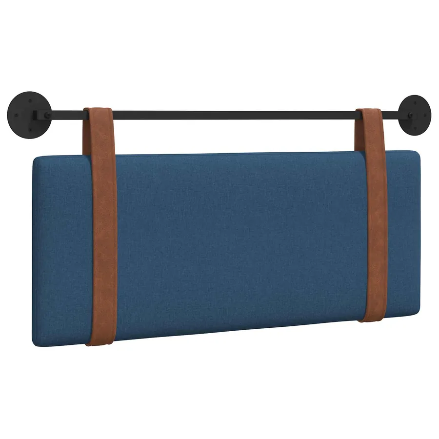 Tête de lit suspendue Bleu PU antique - 2
