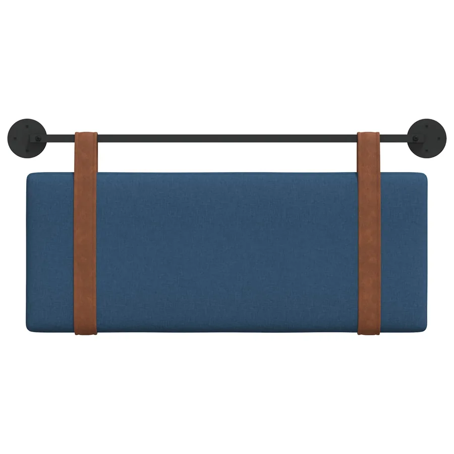Tête de lit suspendue Bleu PU antique - 5