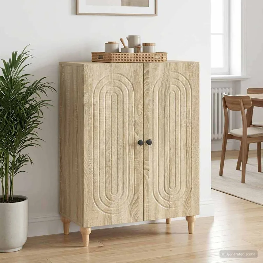 Buffet Chêne Sonoma 66 x 34,5 x 90 cm Bois d'ingénierie