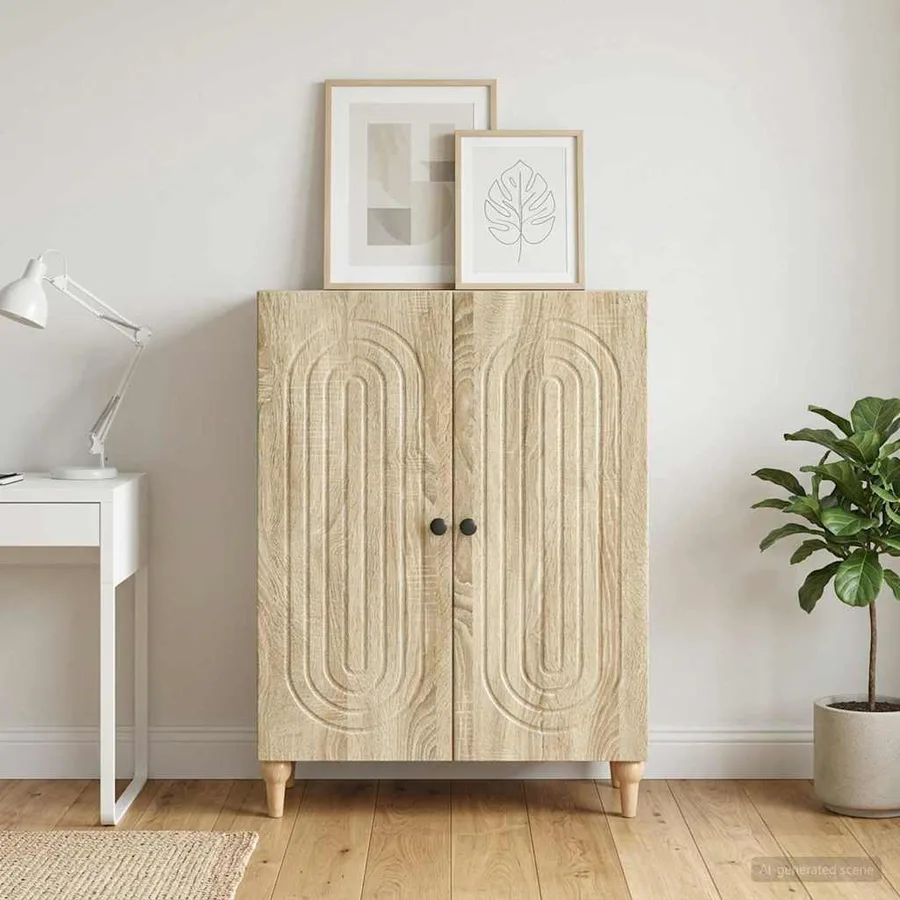 Buffet Chêne Sonoma 66 x 34,5 x 90 cm Bois d'ingénierie - 4