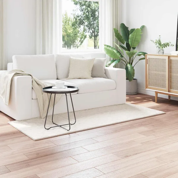 Tapis de surface SIROLO Crème 200 x 80 cm Polyester