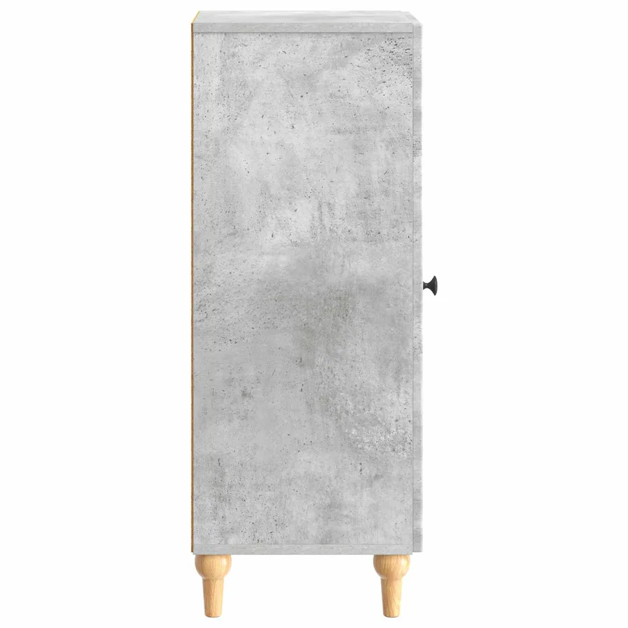 Buffet Gris béton 33 x 34,5 x 90 cm Bois d'ingénierie - 7