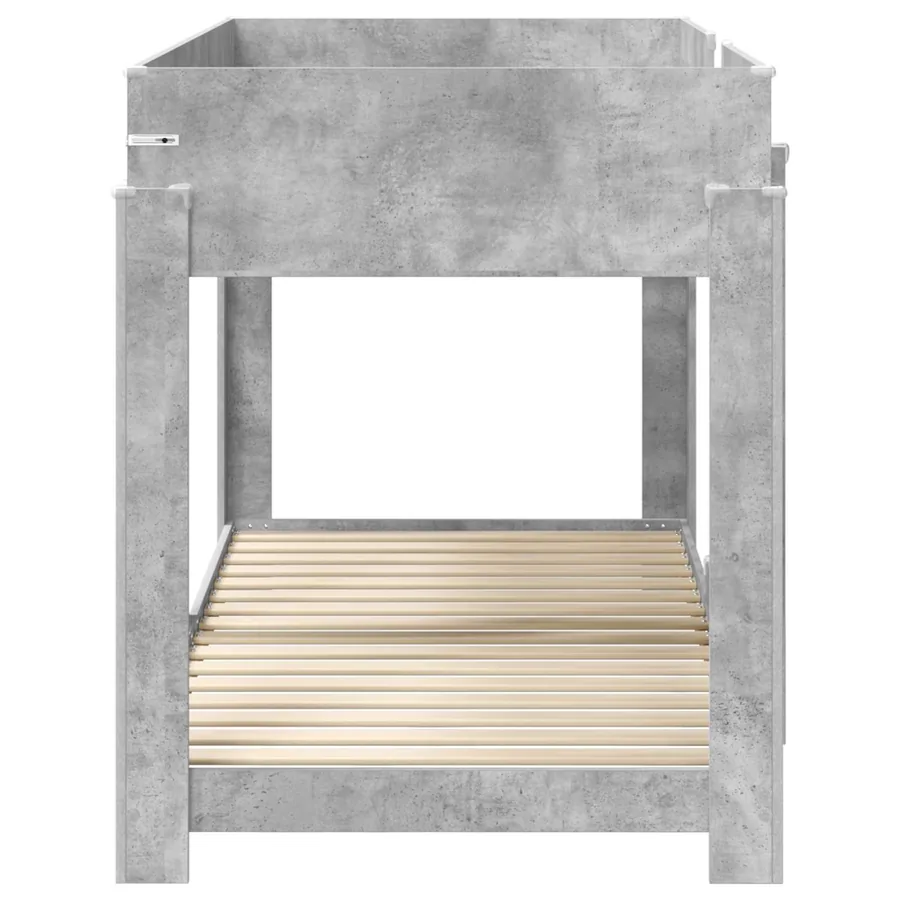 Lit Superposé pour Enfants Gris béton 90 x 190 cm - 6