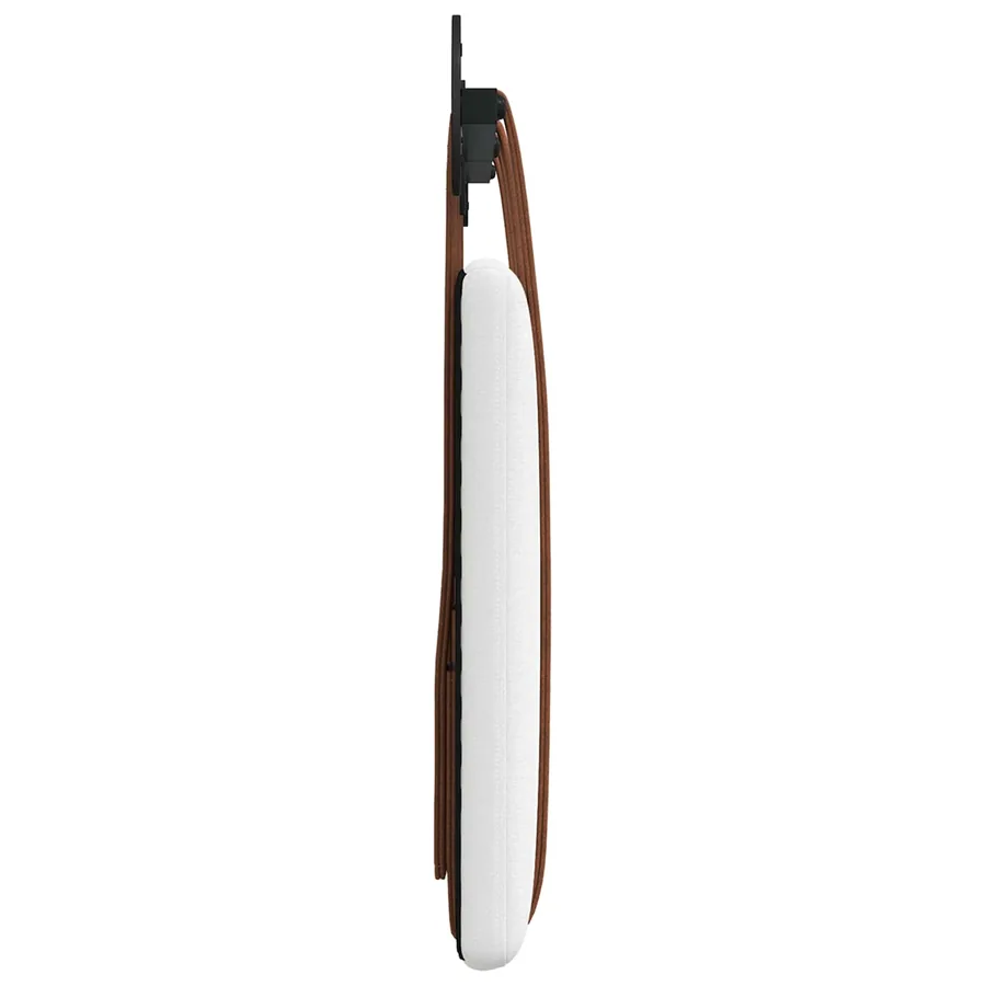 Tête de lit suspendue Uni Blanc 150 x 55 x 5 cm PU antique - 6