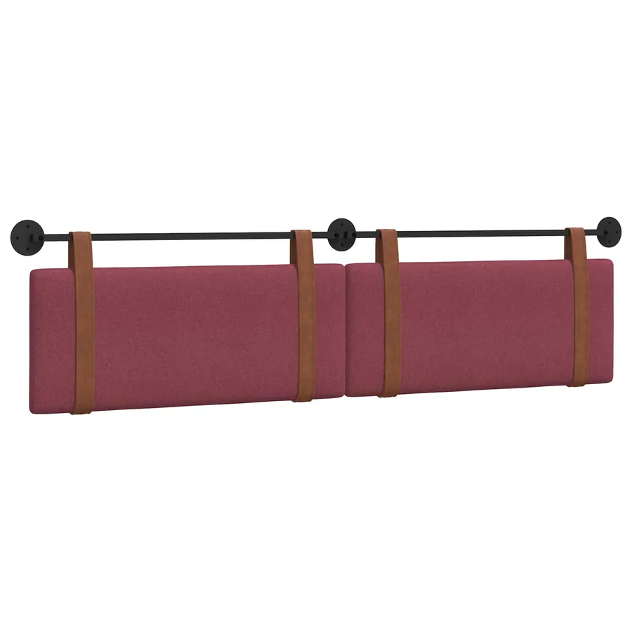 Tête de lit suspendue Bordeaux PU antique - 2