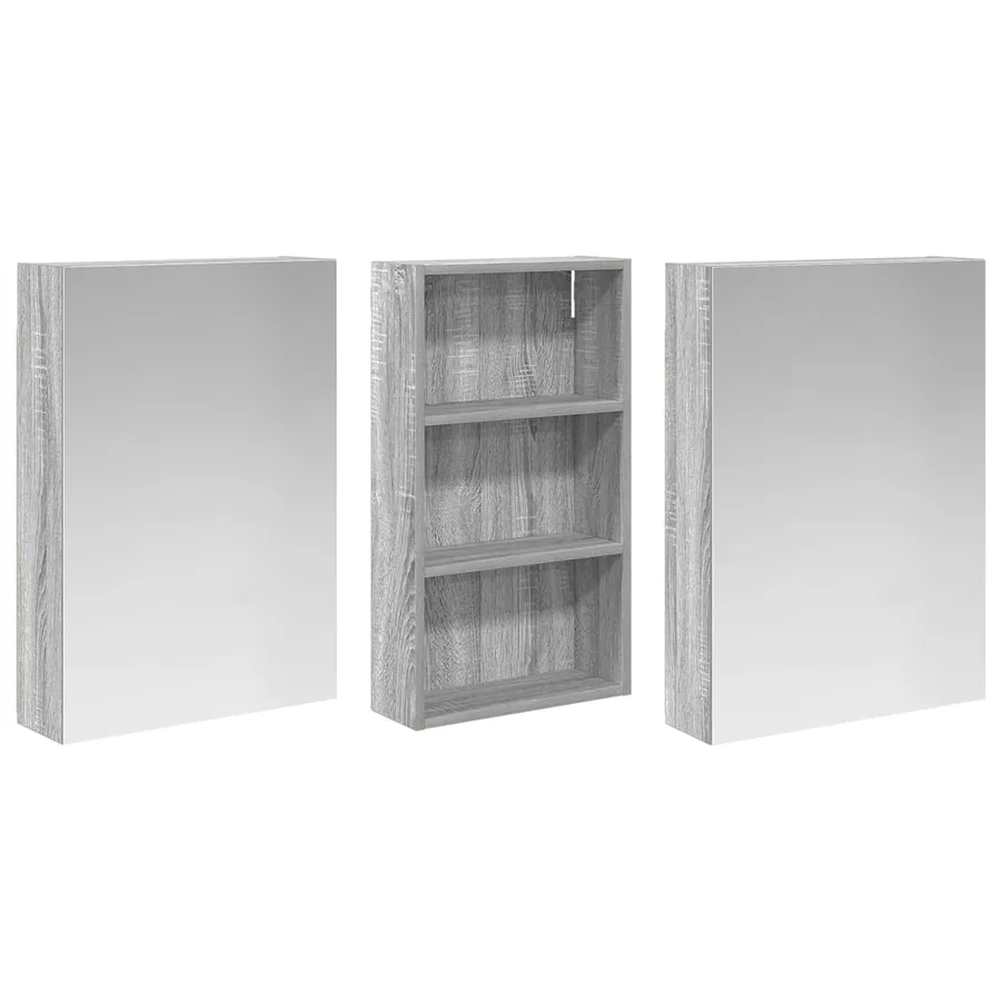 Ensemble de Meubles de Salle de Bain 3 pcs 140 x 14,5 x 70 cm - 5