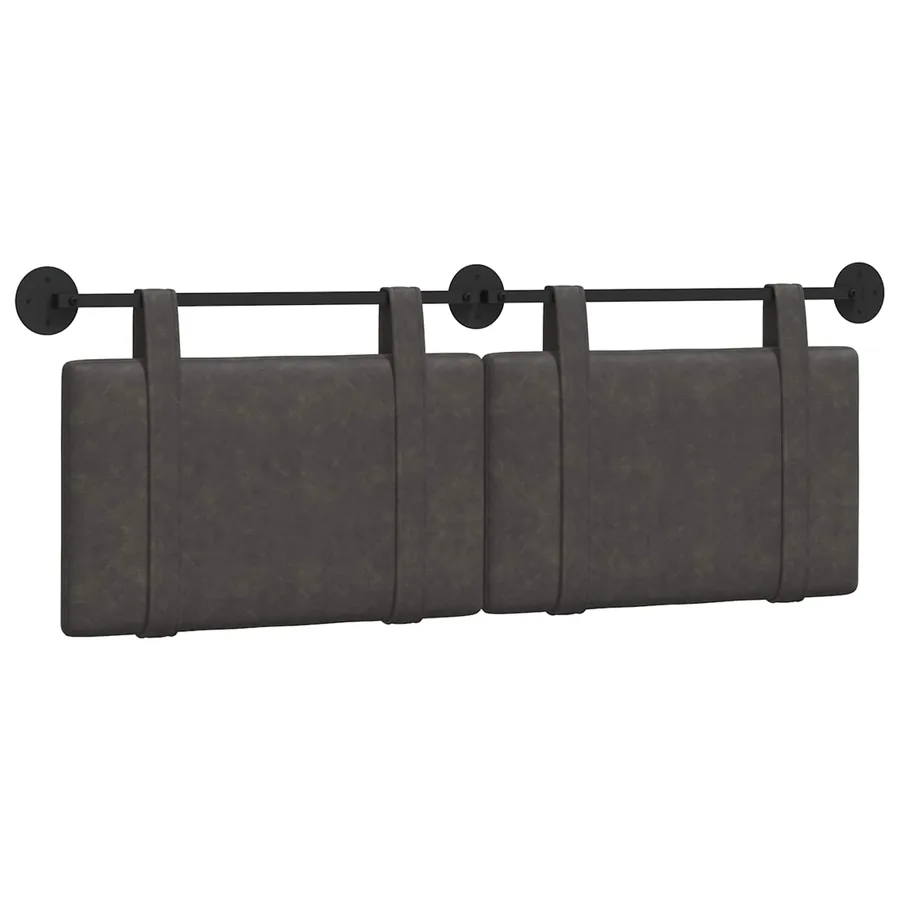 Tête de lit suspendue Noir PU antique - 2