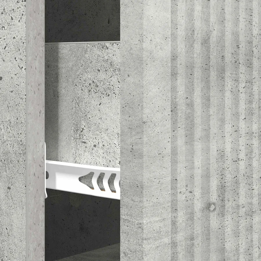 Armoire à tiroirs Gris béton 33 x 34,5 x 90 cm - 8