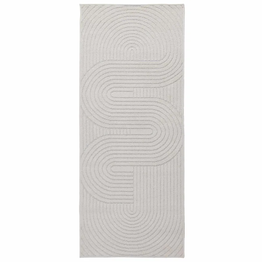 Tapis de surface PALMERAS Crème 150 x 80 cm Polyester - 2