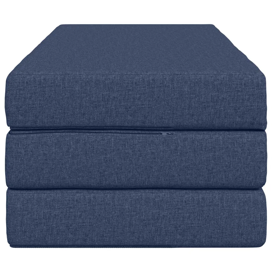Canapé-lit pliable 120 x 67 x 45 cm Bleu - 4