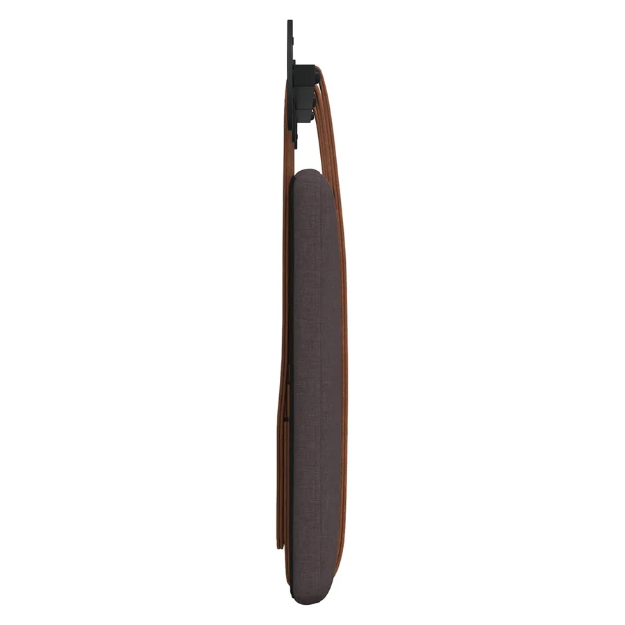 Tête de lit suspendue Marron foncé PU antique - 6
