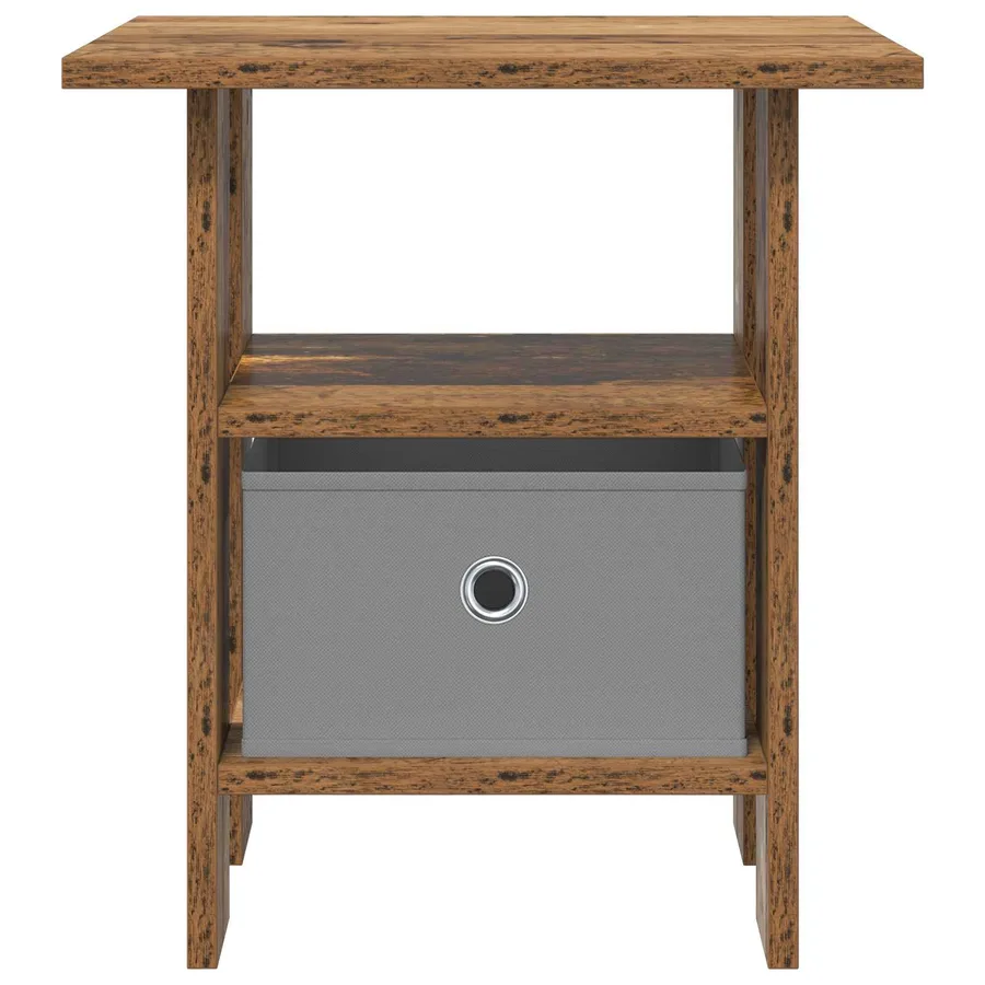 Table de chevet avec tiroir 2 pcs Bois ancien 41 x 40 x 45 cm - 6