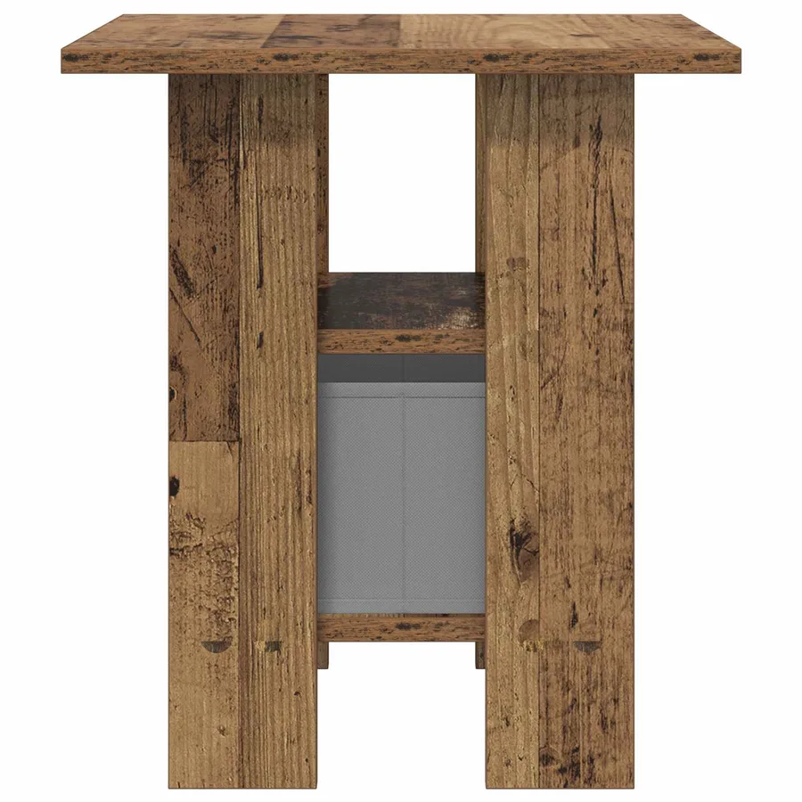 Table de chevet avec tiroir 2 pcs Bois ancien 41 x 40 x 45 cm - 7