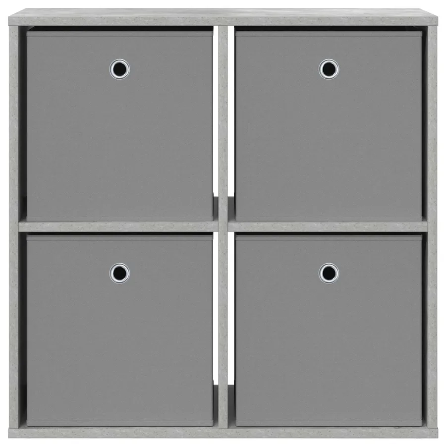 Buffet avec tiroir Gris béton 68,5 x 32 x 67 cm - 6