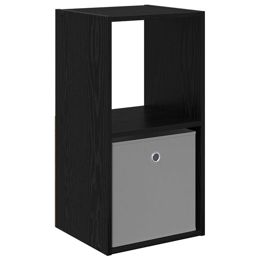 Table de chevet Chêne noir 35 x 32 x 68,5 cm Bois d'ingénierie - 2