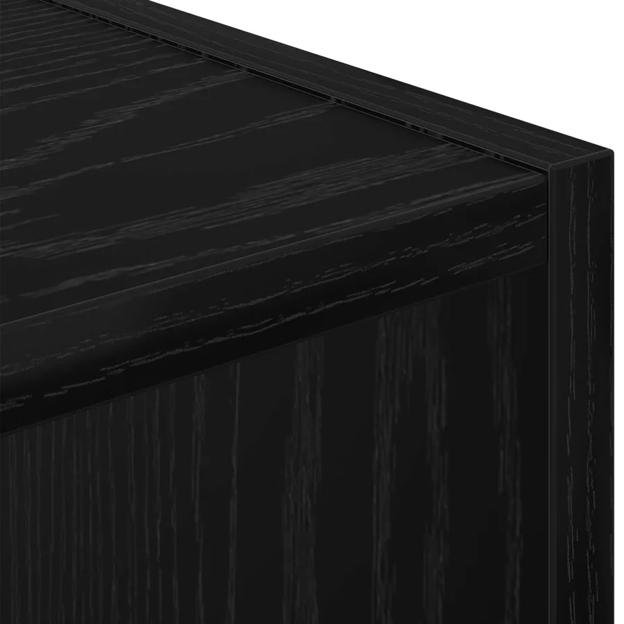 Table de chevet Chêne noir 35 x 32 x 68,5 cm Bois d'ingénierie - 9
