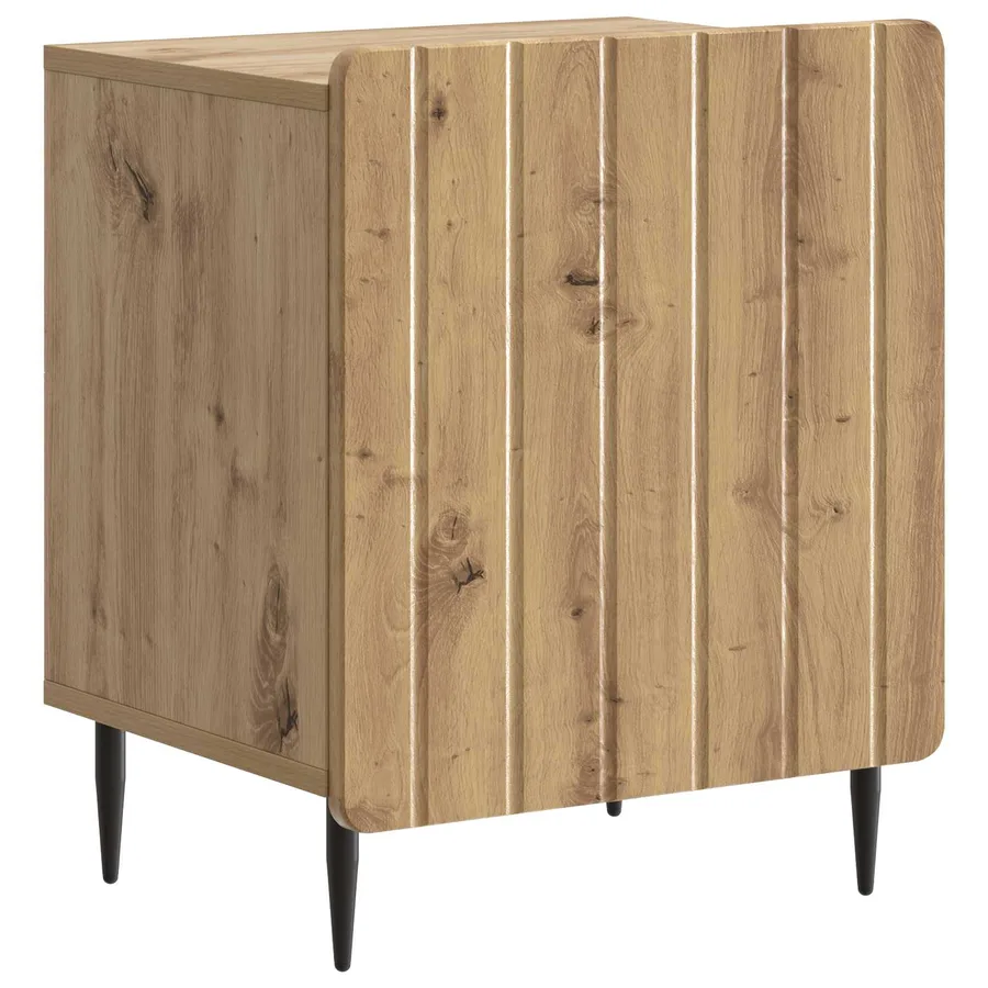 Cabinet de chevet Chêne artisanal 43 x 34,5 x 52 cm - 2
