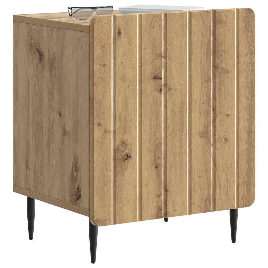 Cabinet de chevet Chêne artisanal 43 x 34,5 x 52 cm - 3