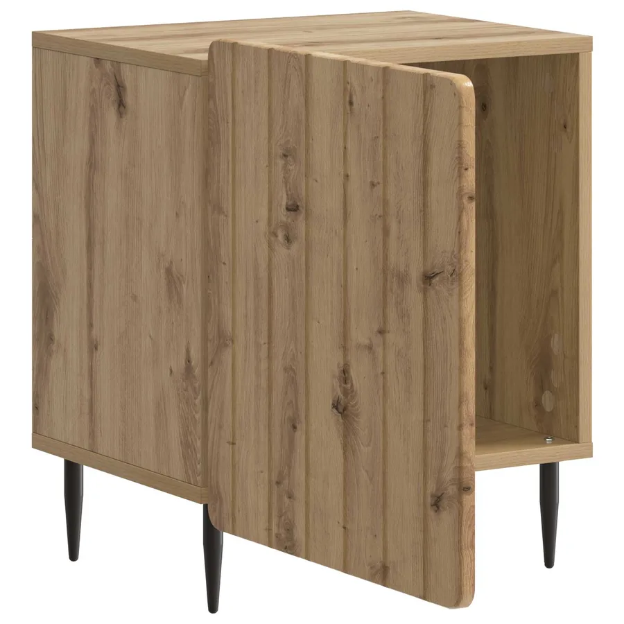 Cabinet de chevet Chêne artisanal 43 x 34,5 x 52 cm - 4