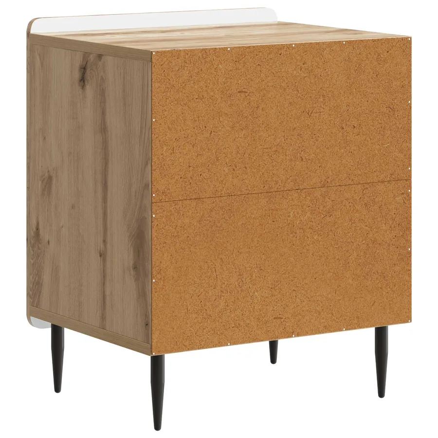 Cabinet de chevet Chêne artisanal 43 x 34,5 x 52 cm - 6