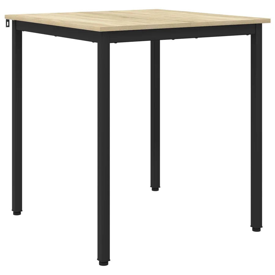 Table de salle à manger / Table de repas 70 x 70 x 75 cm MÉTAL - 2
