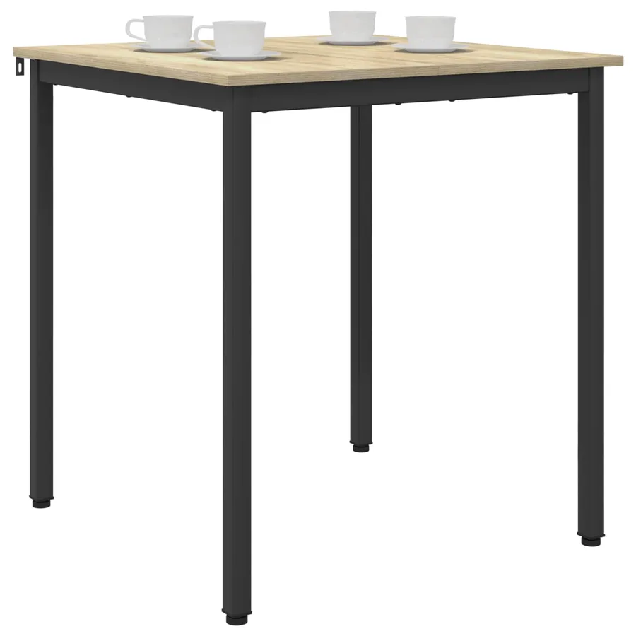 Table de salle à manger / Table de repas 70 x 70 x 75 cm MÉTAL - 3