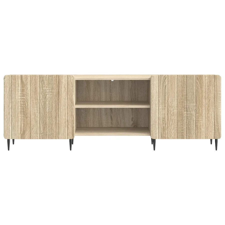 Meuble TV Chêne Sonoma 150 x 31 x 52 cm Bois d'ingénierie - 6