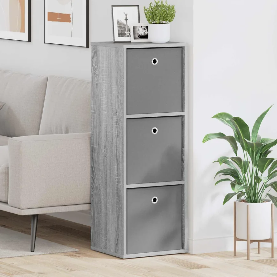 Buffet avec tiroir Gris Sonoma 35 x 32 x 99,5 cm