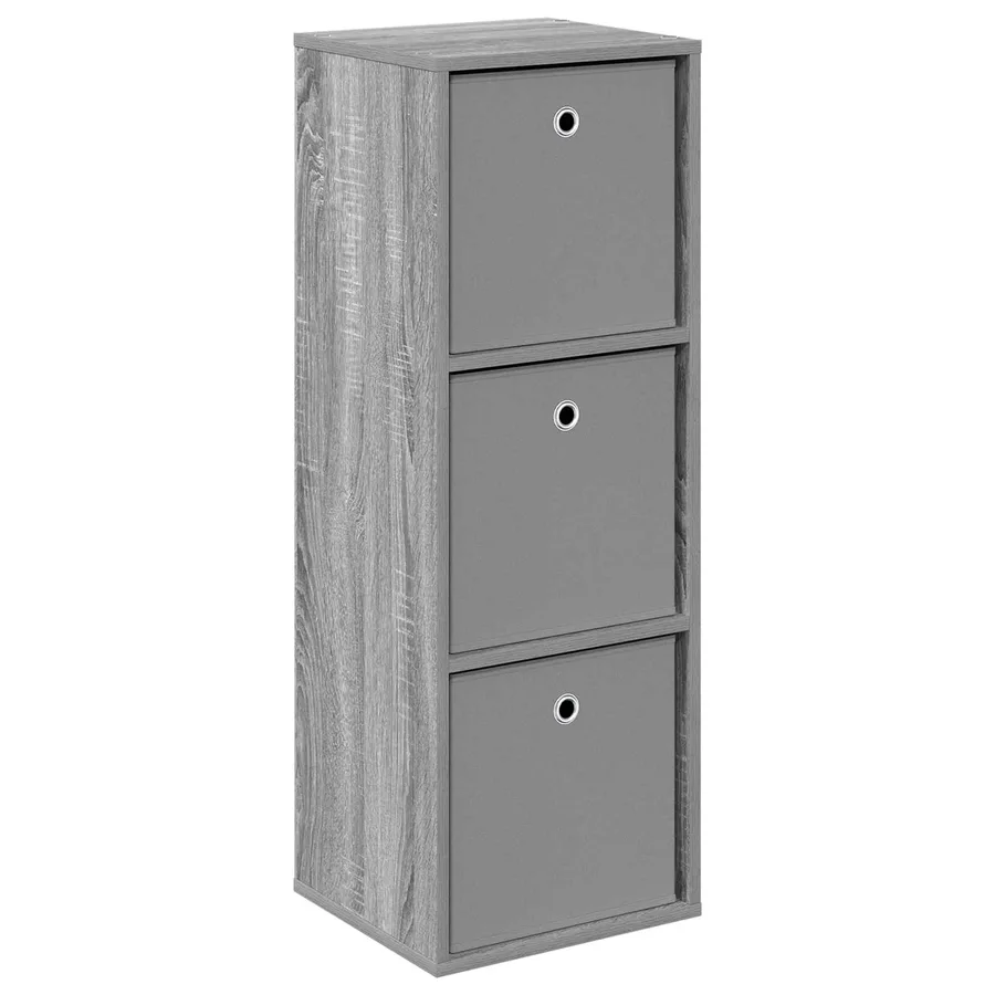 Buffet avec tiroir Gris Sonoma 35 x 32 x 99,5 cm - 2