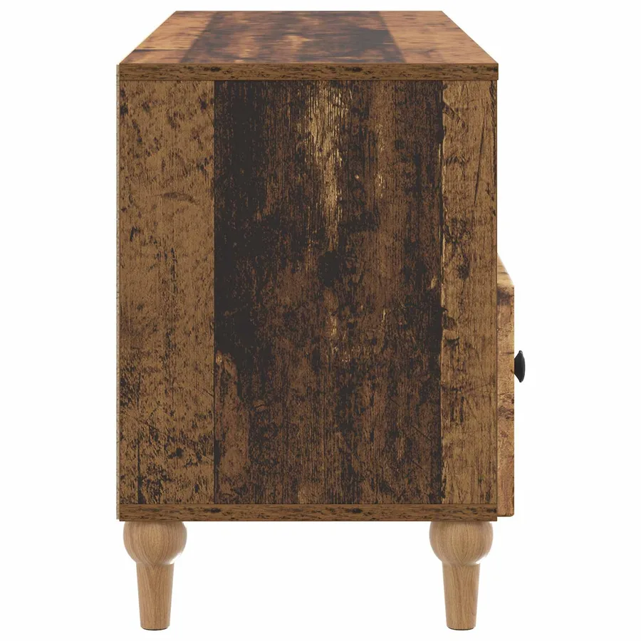 Meuble TV Bois ancien 102 x 34,5 x 50 cm Bois d’ingénierie - 7