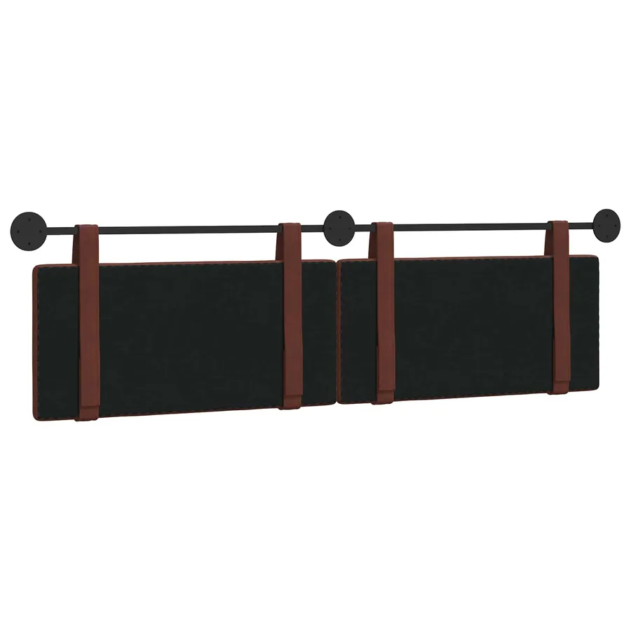 Tête de lit suspendue Brun Brillant PU antique - 7