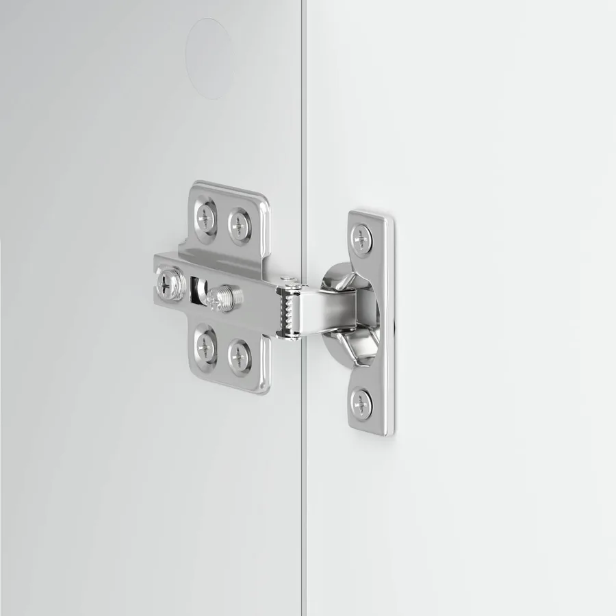 Meuble TV Blanc brillant 99 x 34,5 x 50 cm Bois d'ingénierie - 9