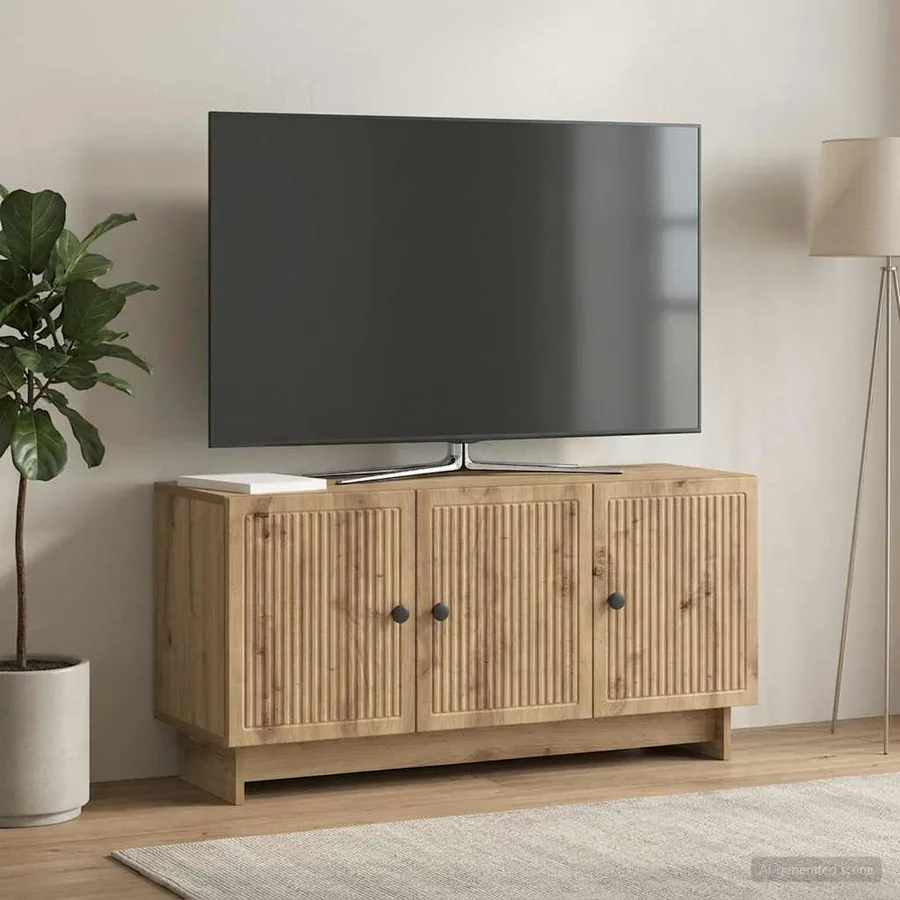 Meuble TV 99 x 34,5 x 50 cm Chêne artisanal Bois d'ingénierie