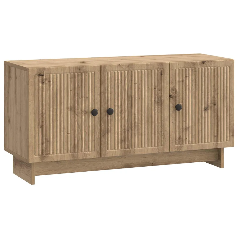 Meuble TV 99 x 34,5 x 50 cm Chêne artisanal Bois d'ingénierie - 2