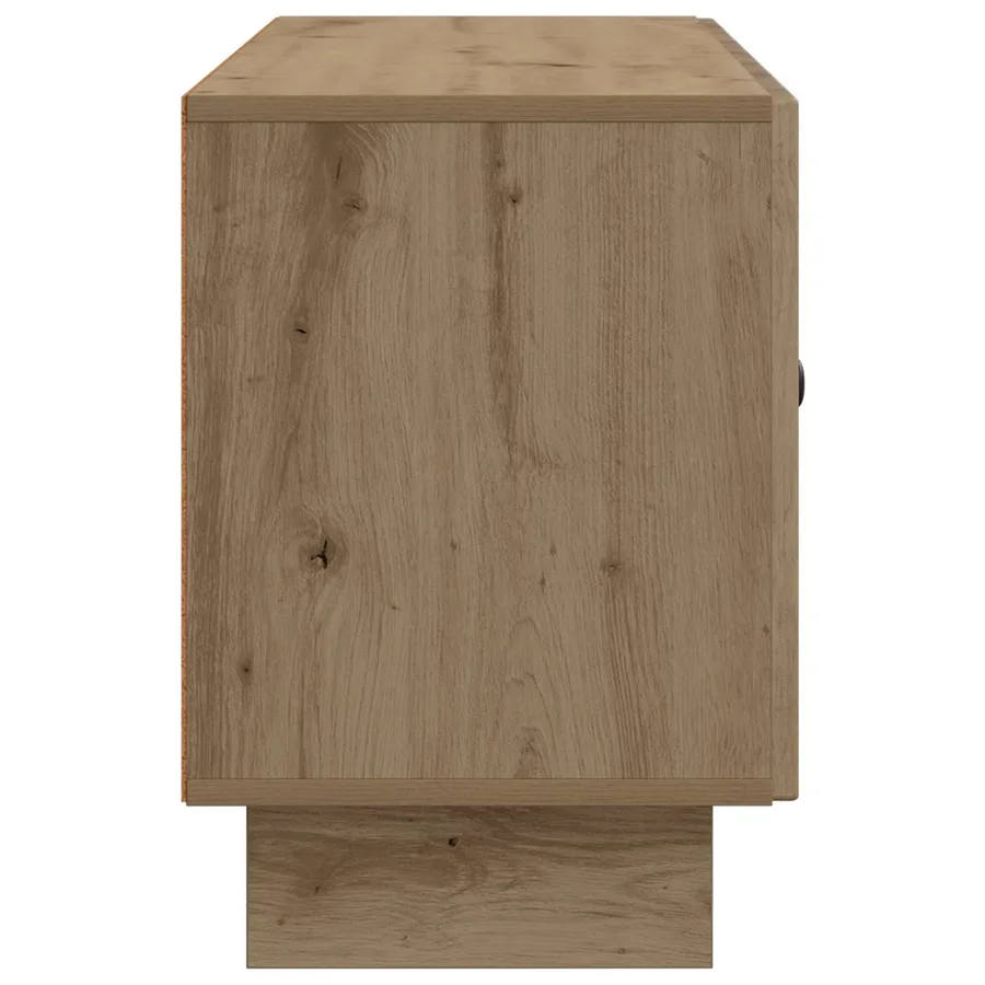 Meuble TV 99 x 34,5 x 50 cm Chêne artisanal Bois d'ingénierie - 7