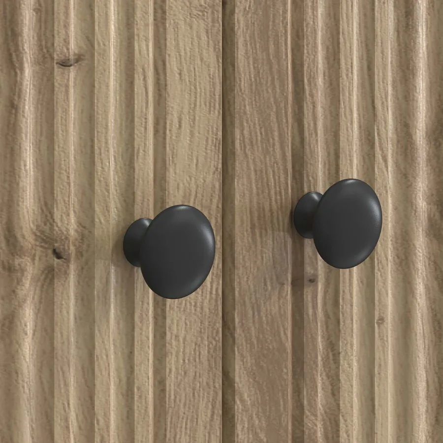 Meuble TV 99 x 34,5 x 50 cm Chêne artisanal Bois d'ingénierie - 8