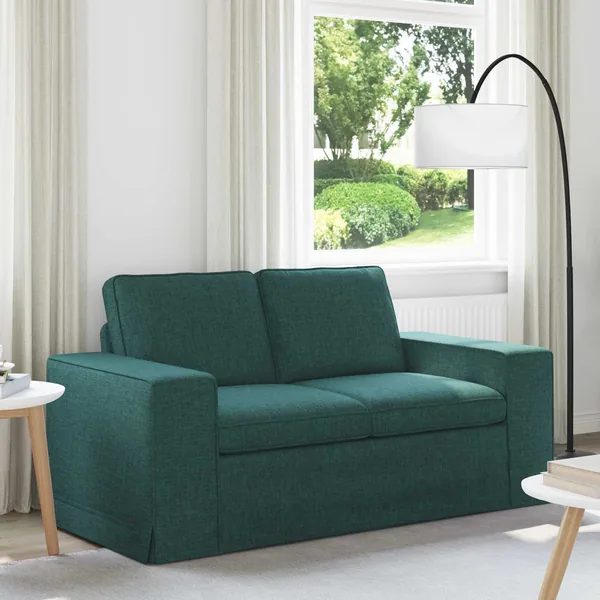 Canapé Vert foncé 162 x 80 x 82 cm tissu