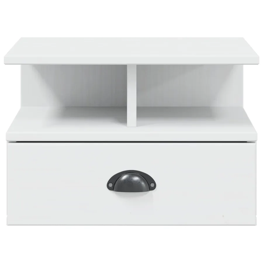 Cabinet de chevet HILL Blanc 40 x 31 x 27 cm Pin massif - 5