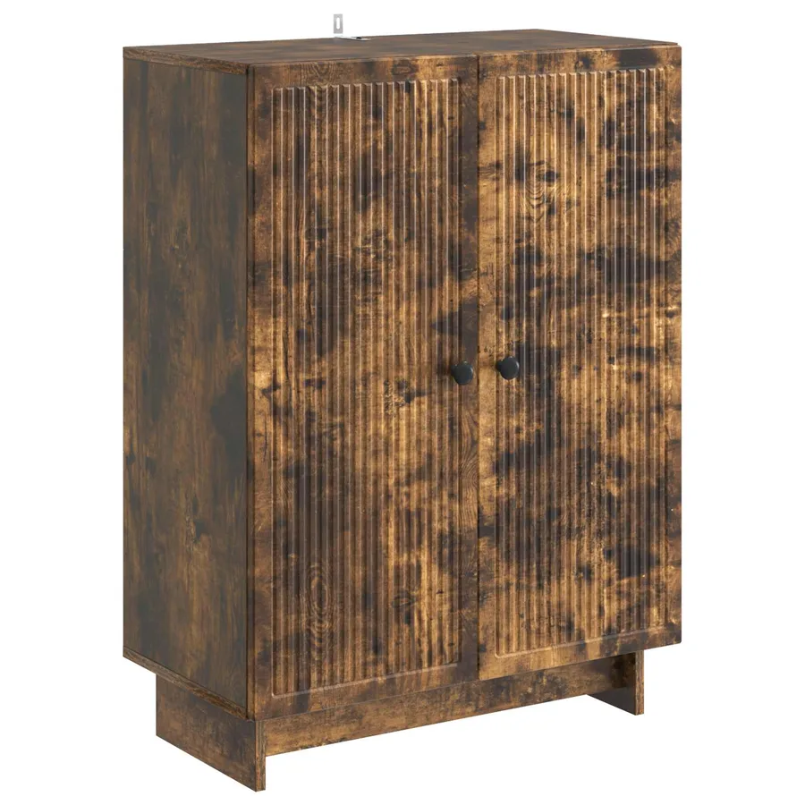 Buffet Chêne fumé 66 x 34,5 x 90 cm Bois d'ingénierie - 2