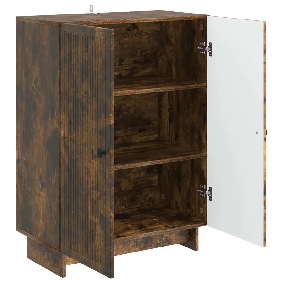 Buffet Chêne fumé 66 x 34,5 x 90 cm Bois d'ingénierie - 5