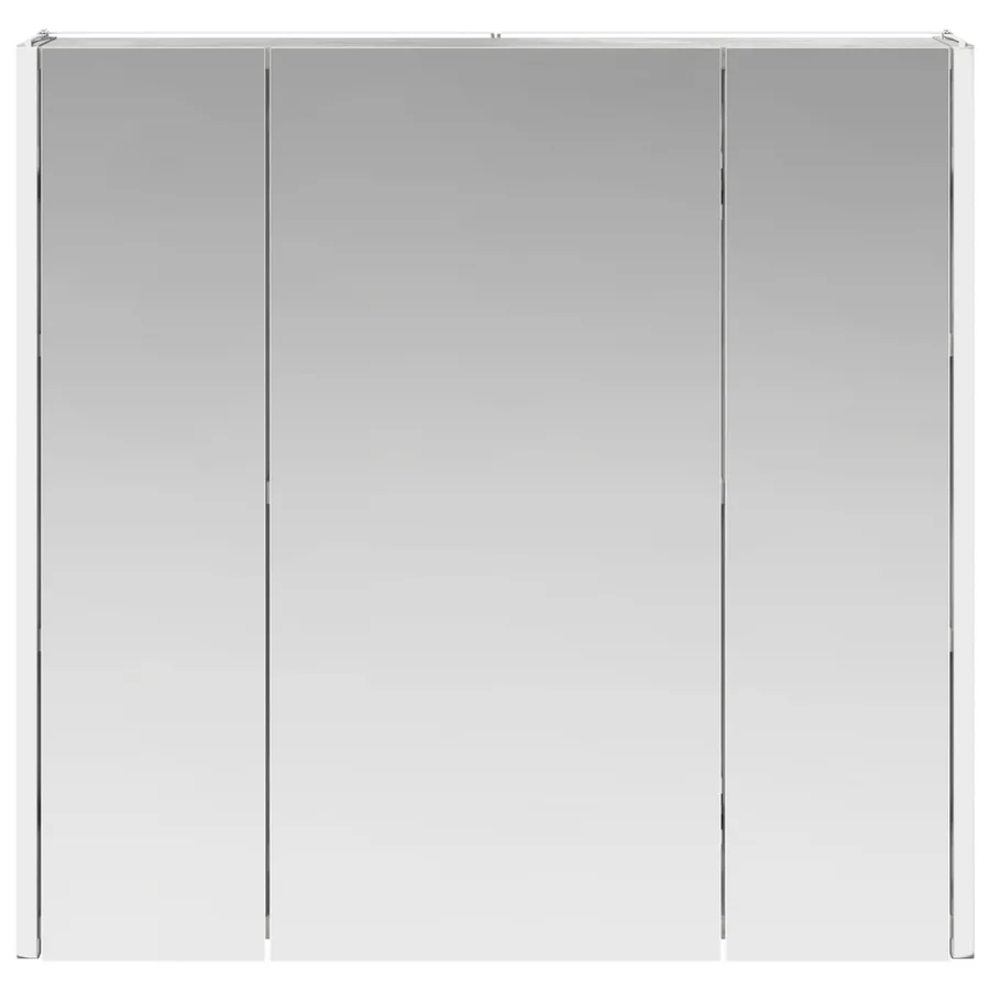Armoire Miroir de Salle de Bain Gris béton - 6