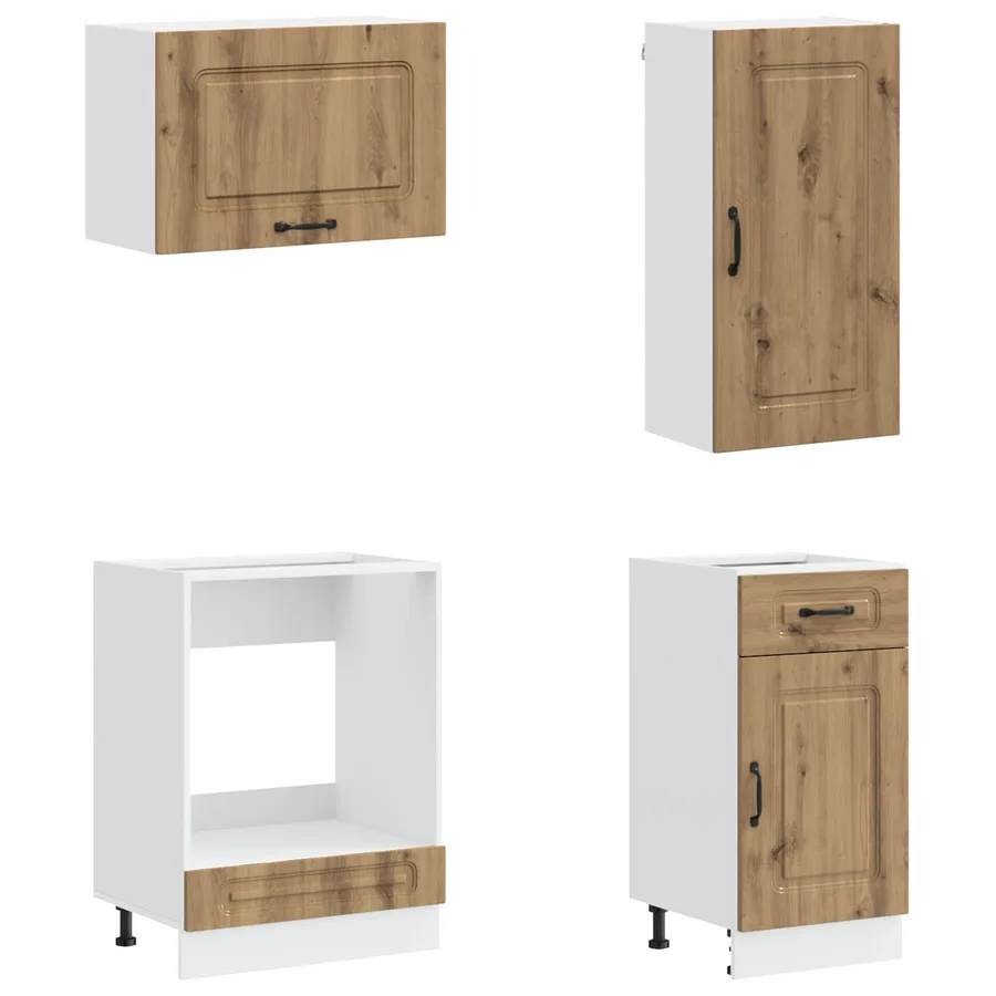Unité de cuisine KALMAR 8 pcs Chêne artisanal Bois d'ingénierie - 4